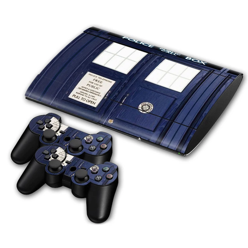 Наклейка из кожи Доктор Кто Tradis наклейка для консоли PS3 Slim 4000 PlayStation 3 и