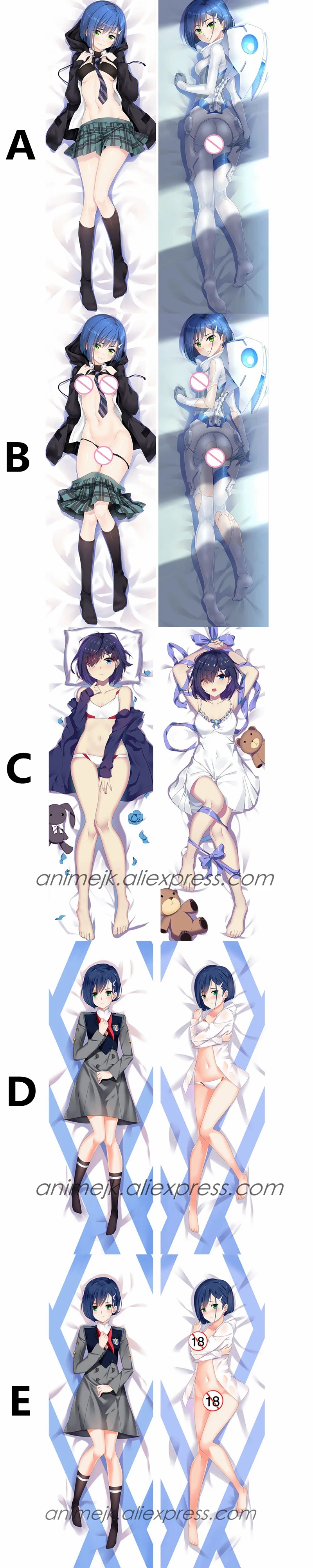 Аниме JK DARLING в FRANXX Ичиго Dakimakura Код: бадминтонных ракеток 015 тела подушку чехол для девочек обнимающаяся подушка крышка чехол