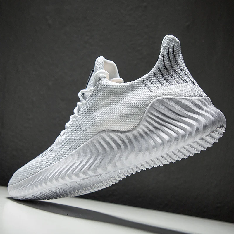 Flyknit кроссовки для мужчин дышащая повседневная мужская обувь светильник большой