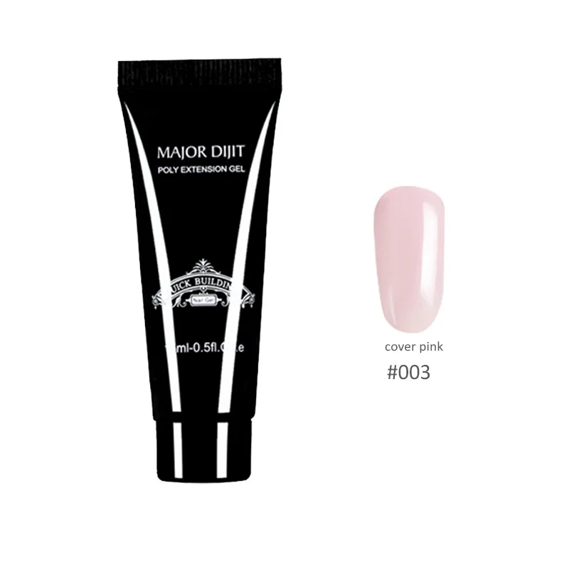 15ML Cover Pink Гель для наращивания ногтей с УФ-акриловым гелем для быстрого строительства 15 мл гель для наращивания ногтей Камуфляжный светодиодный гель для наращивания ногтей - Цвет: 15ML Cover Pink