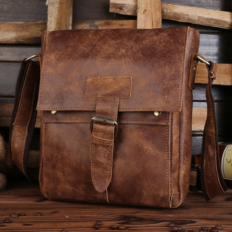 Мужская сумка через плечо из натуральной кожи для IPAD 8571|shoulder bags|sling bagbags free shipping |