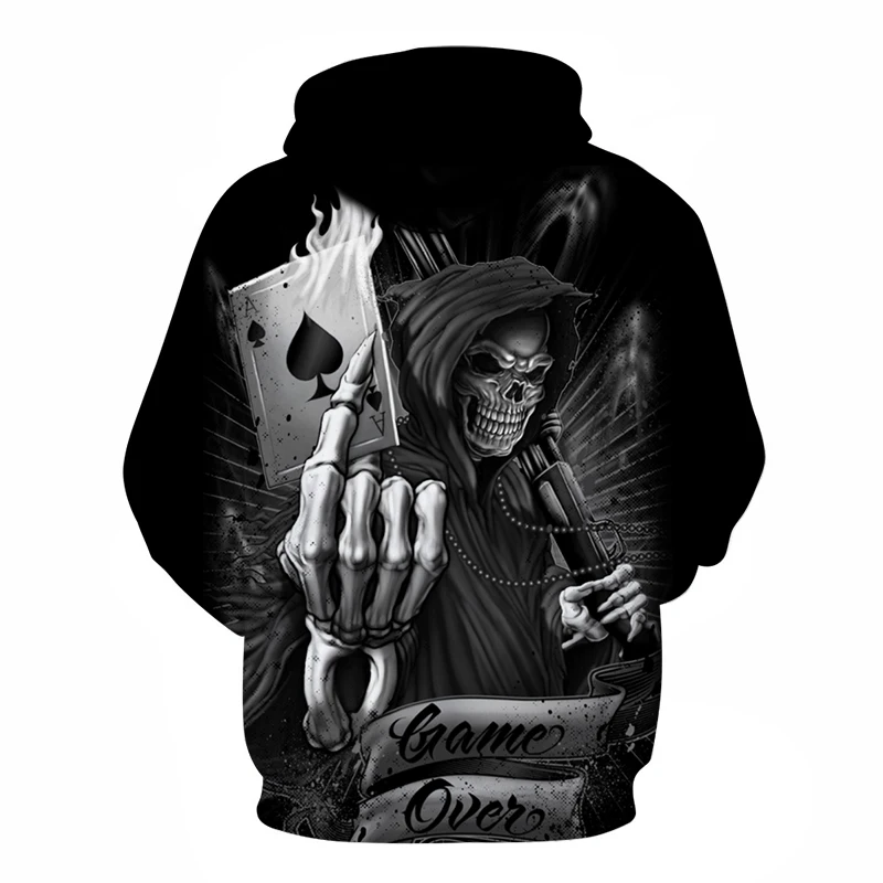 Poker Skull, Толстовки, Толстовки, 3d худи, мужской спортивный костюм, модная толстовка с капюшоном, Забавный пуловер, осенняя уличная одежда, мужской брендовый спортивный костюм