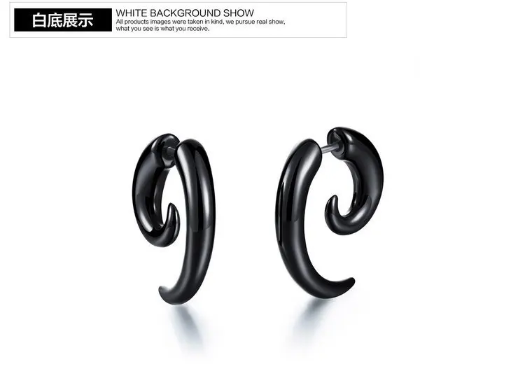 Женские серьги гвоздики из акриловой смолы черного цвета|jewelry hoop earrings|jewelry findings