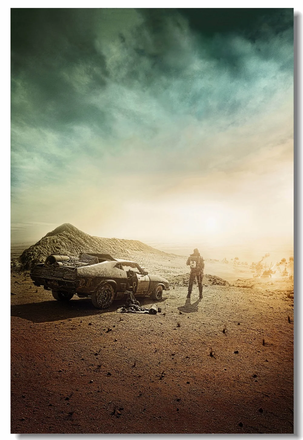 Пользовательские холст настенная винтажная Mad Max постер Fury дорожная Настенная