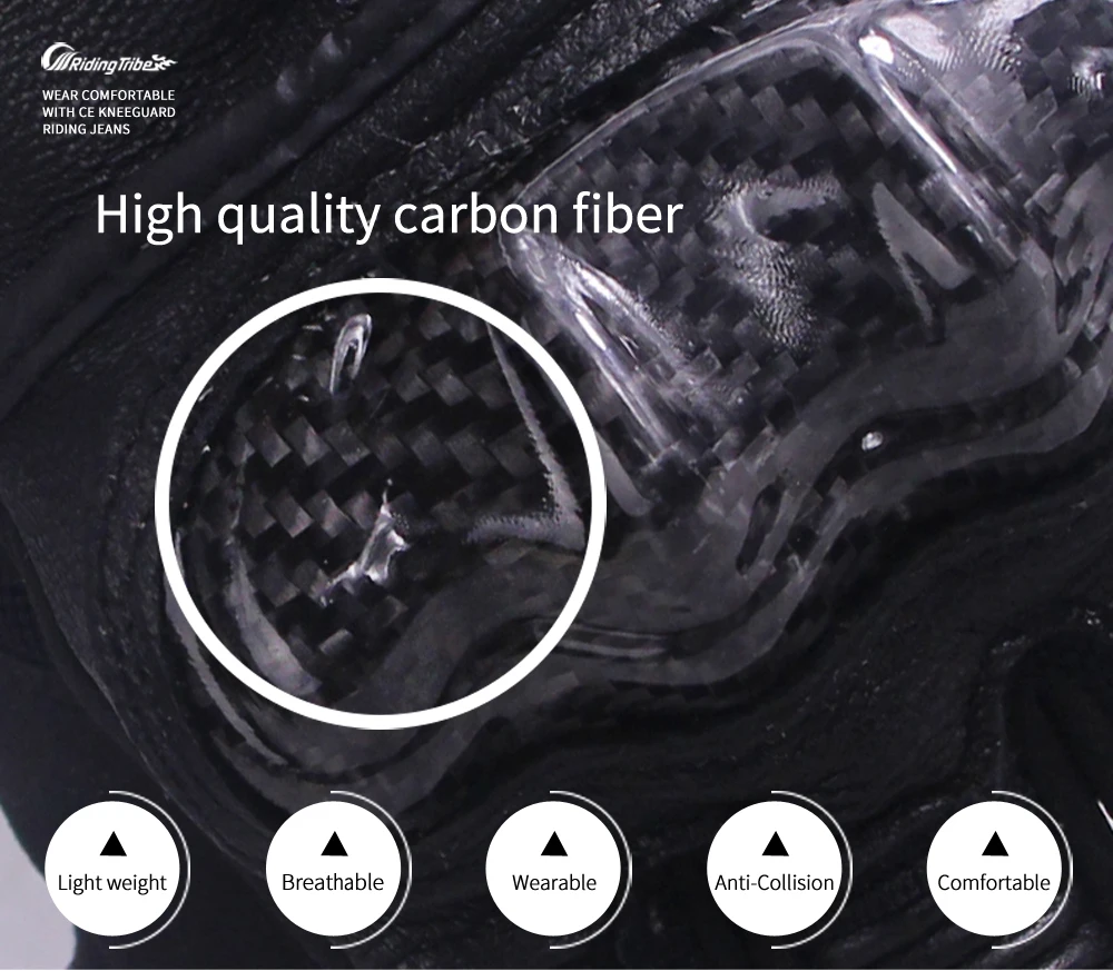 

Cycling Motorcycle Full Finger Gloves Winter Goat Leather Anti-shock Durable Touch Screen Protective Gear Motocross Racing Glove