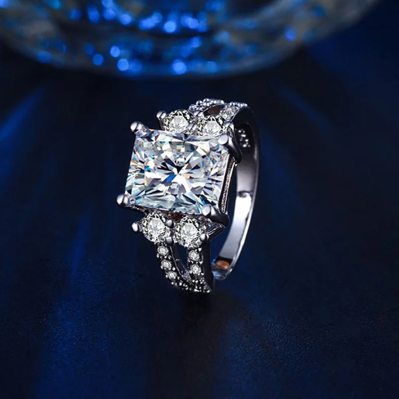 Женское Винтажное кольцо Cincin Wanita обручальное с узором серебристый цвет ААА S925 |