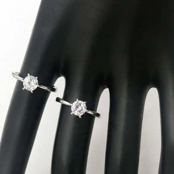 Hot selling Women Clear Zircon Inlaid Wedding Bridal Engagement Party Jewelry Ring | Украшения и аксессуары