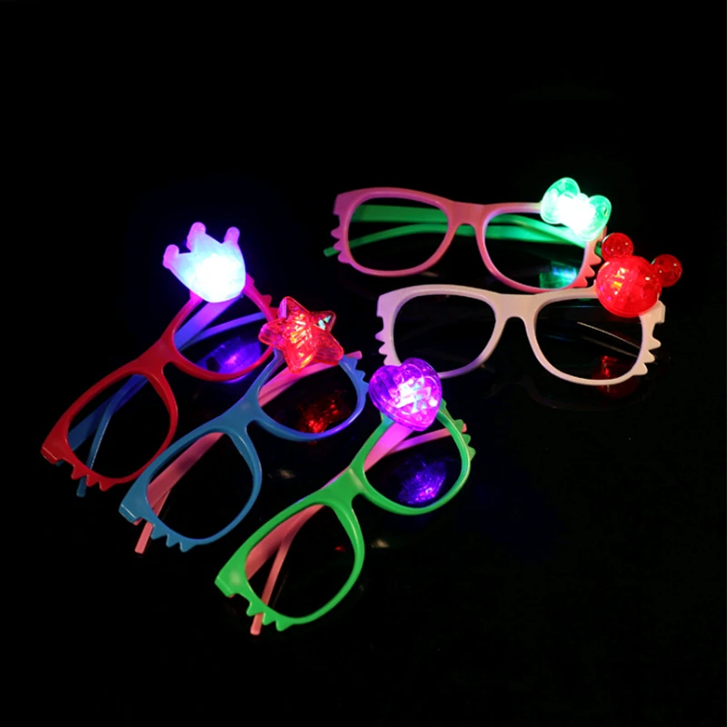 Бесплатная доставка 10 шт./лот светодиодные очки новая мода светящиеся