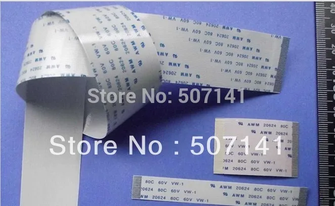 

Free shipping CUSTOMIZED ORDER : Flat Flex ribbon FFCcable 4 - 80 pin 30 - 800mm long pitch 0.5mm 0.8mm 1.0mm 1.25mm 2.54mm ROHS