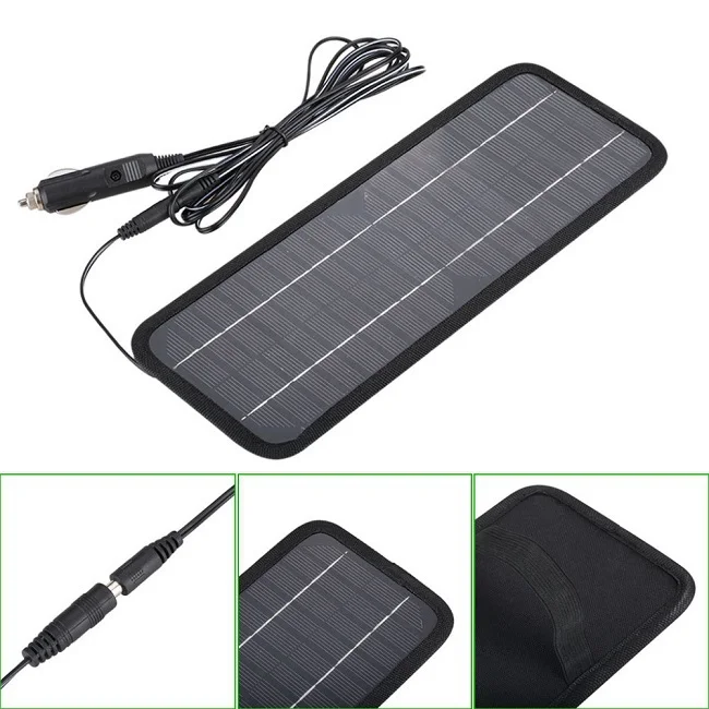 Продажа 12V 4,5 W солнечное зарядное устройство панели солнечных батарей/зарядное устройство для автомобиля/мобильного телефона/другие 12V перезаряжае...