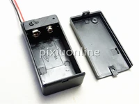 1pc ds613b 9v 6f22 battery box with switch and wire free shipping russia