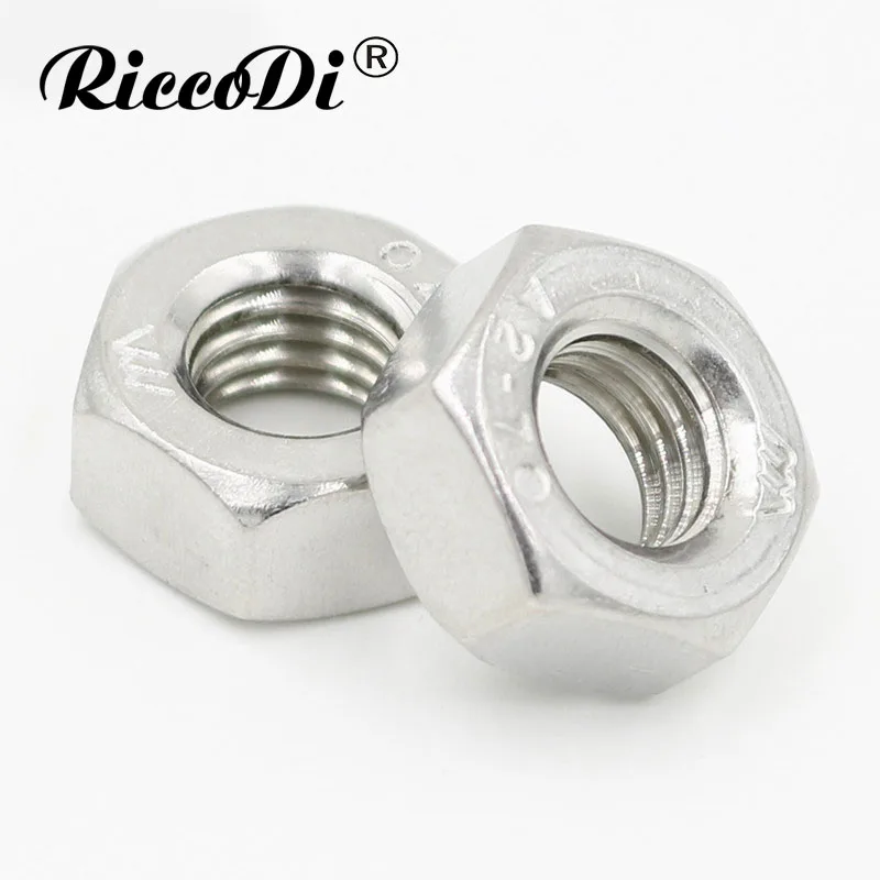DIN934 M1.6/M2/M2.5/M3/M4/M5-M24 304 Шестигранная гайка из нержавеющей стали | Обустройство дома