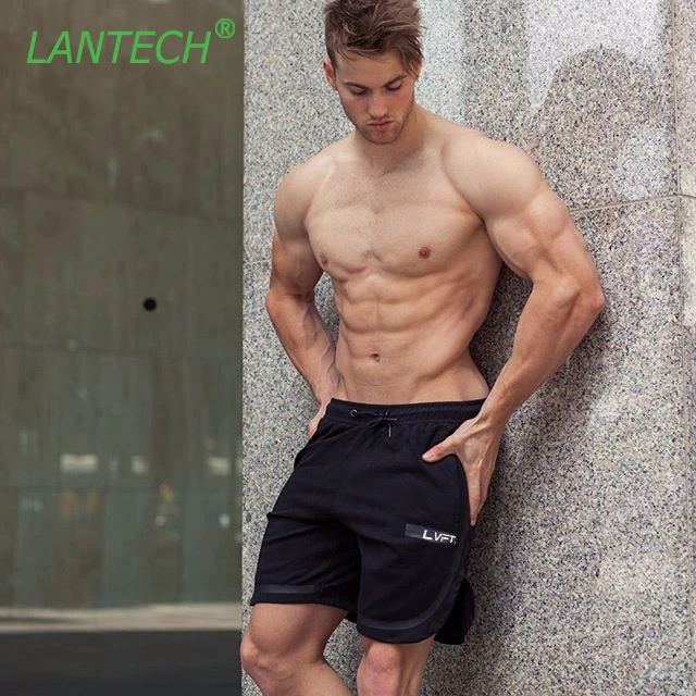 Мужские спортивные шорты LANTECH для занятий фитнесом|Шорты бега| |