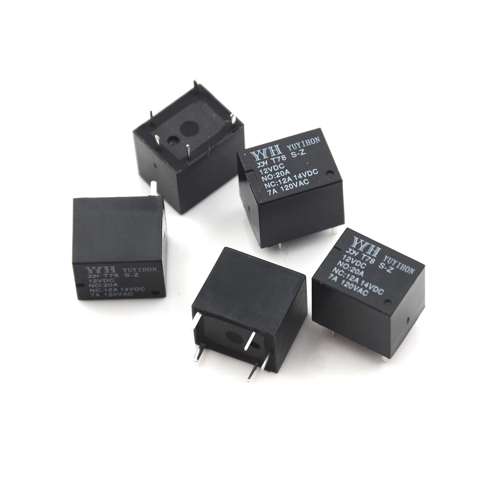 T78 реле DIP 5 10A 24V 12v DC Мини YYH 12V Z Оригинал 2 шт|Реле| |