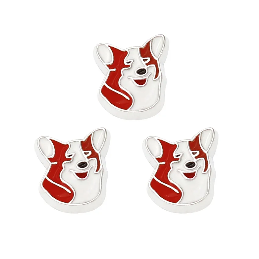 10 шт./лот Dod Paw apple Pine apple Chips очаровательные плавающие амулеты для поплавка памяти живые стеклянные медальоны ювелирные изделия аксессуары