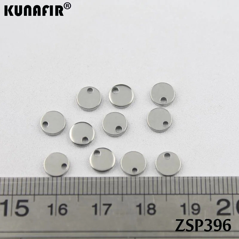 ZSP396 KUNAFIR сталь цветная лазерная гравировка логотип бирки из нержавеющей стали резьба логотип ярлыки для ожерелья 50-500 шт./лот Ювелирная часть - Цвет: ZSP396