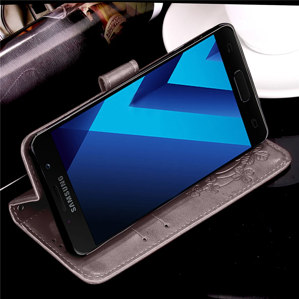 Кожаный чехол для телефона с откидной крышкой для Samsung Galaxy A3 A5 A7 J3 J5 J7 S6 S7 край S8 плюс J2 Prime note 8 4 5 Чехол для кошелька