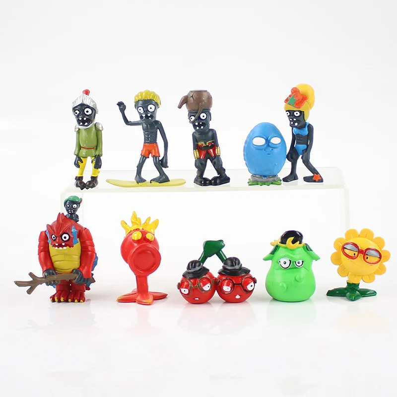 Style 11 14 styles Plants vs Zombies PVZ Toy Plants Zombies PVC Action Figures Toy Doll Set for Collection Party Decoration - Цвет: Style 11