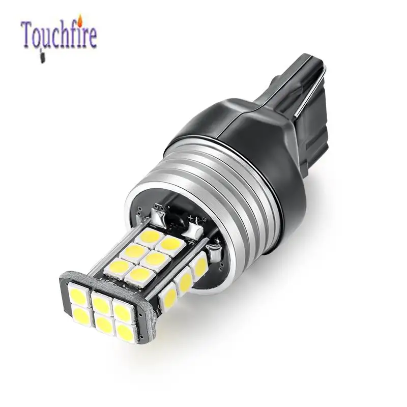 Автомобильная лампа P21W w21w 7443 w16w Canbus 1 шт. 12 В 3030SMD W16W светодиодный противотуманный