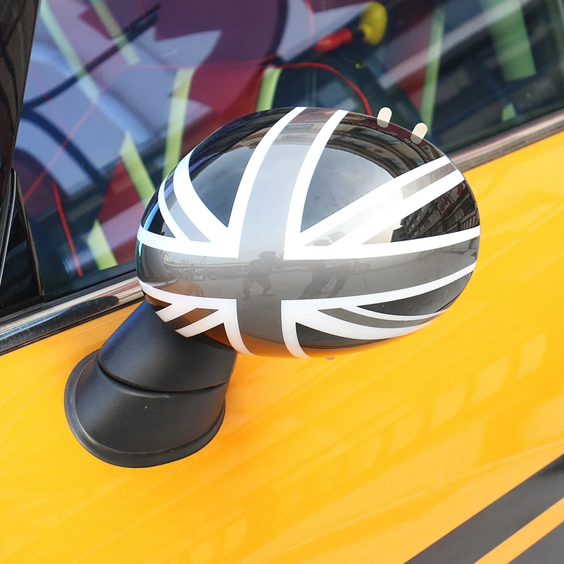 ABS автомобильное зеркало заднего вида крышка украшения Наклейка для Mini Cooper F55 Hardtop