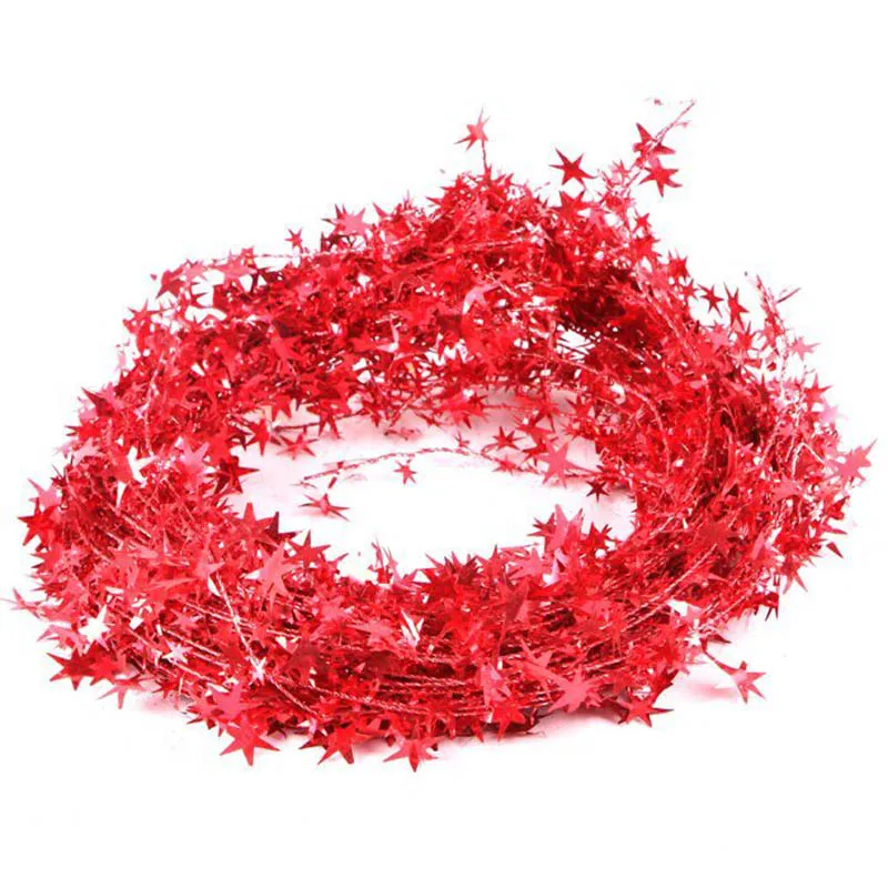 Рождественская елка 7 5 м подвесное украшение звезда Сосновая гирлянда