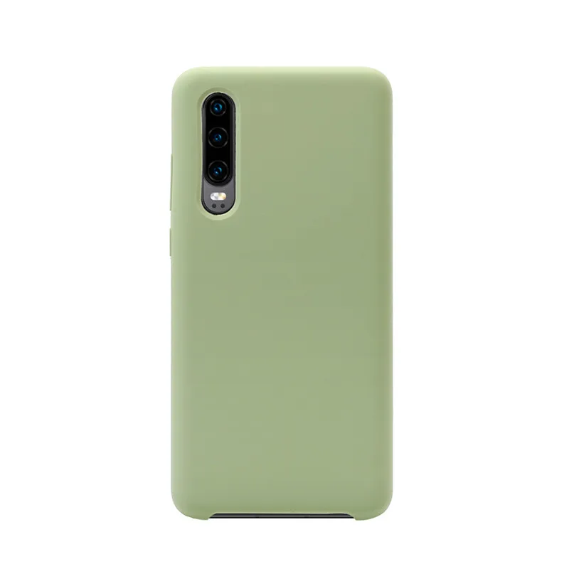 Mint Green Жидкий силиконовый чехол для huawei P30 P20 P10 Lite Pro mate 10 20, мягкий чехол для телефона huawei Honor 9 10 V10 P Smart Cover - Цвет: Mint Green