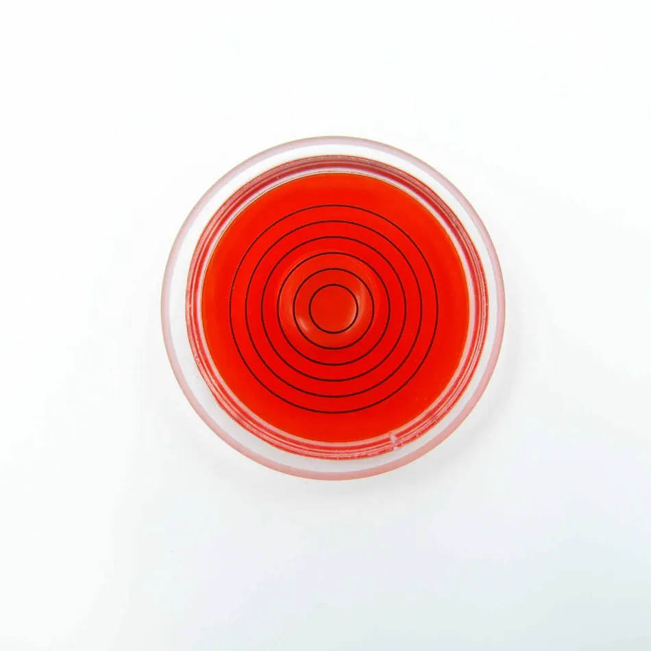 HACCURY 44*10MM Glass Level bubble Bullseye Bubble Spirit Red Color Accuracy 90'/2mm | Инструменты
