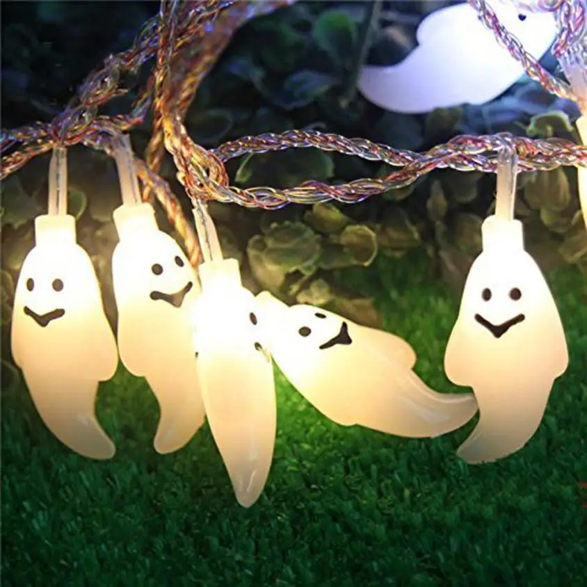 Новое поступление 1 2 м 10 светодиодов Ghost гирлянды для украшение на празднование