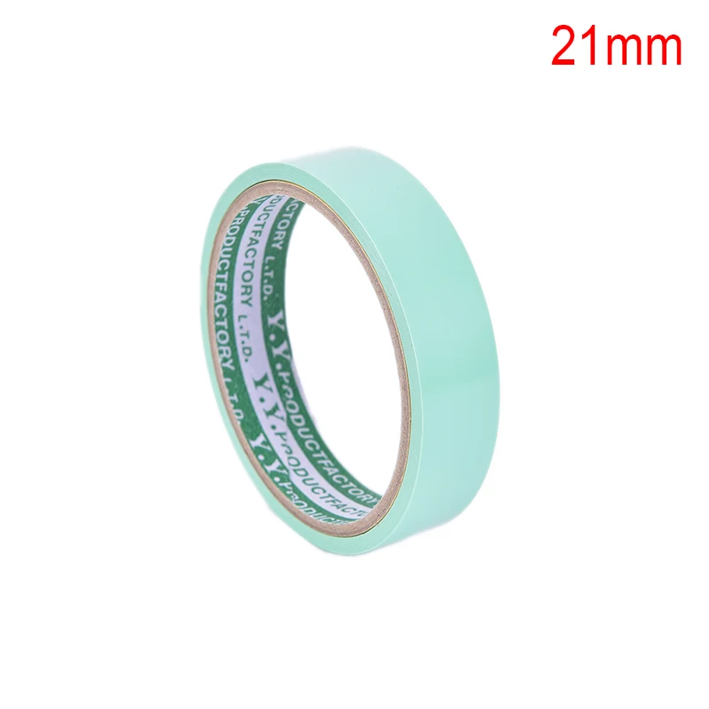 21mm width 10 м бескамерные обода клейкие ленты Ширина 16/18/21/23/25/27/29/31/33 мм для горного велосипеда, руль для шоссейного велосипеда, колеса велосипеда с дисковыми тормозами - Цвет: 21mm width
