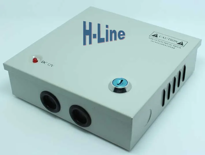 Предохранительный 4 канальный блок питания CCTV для камеры видеонаблюдения 12 В