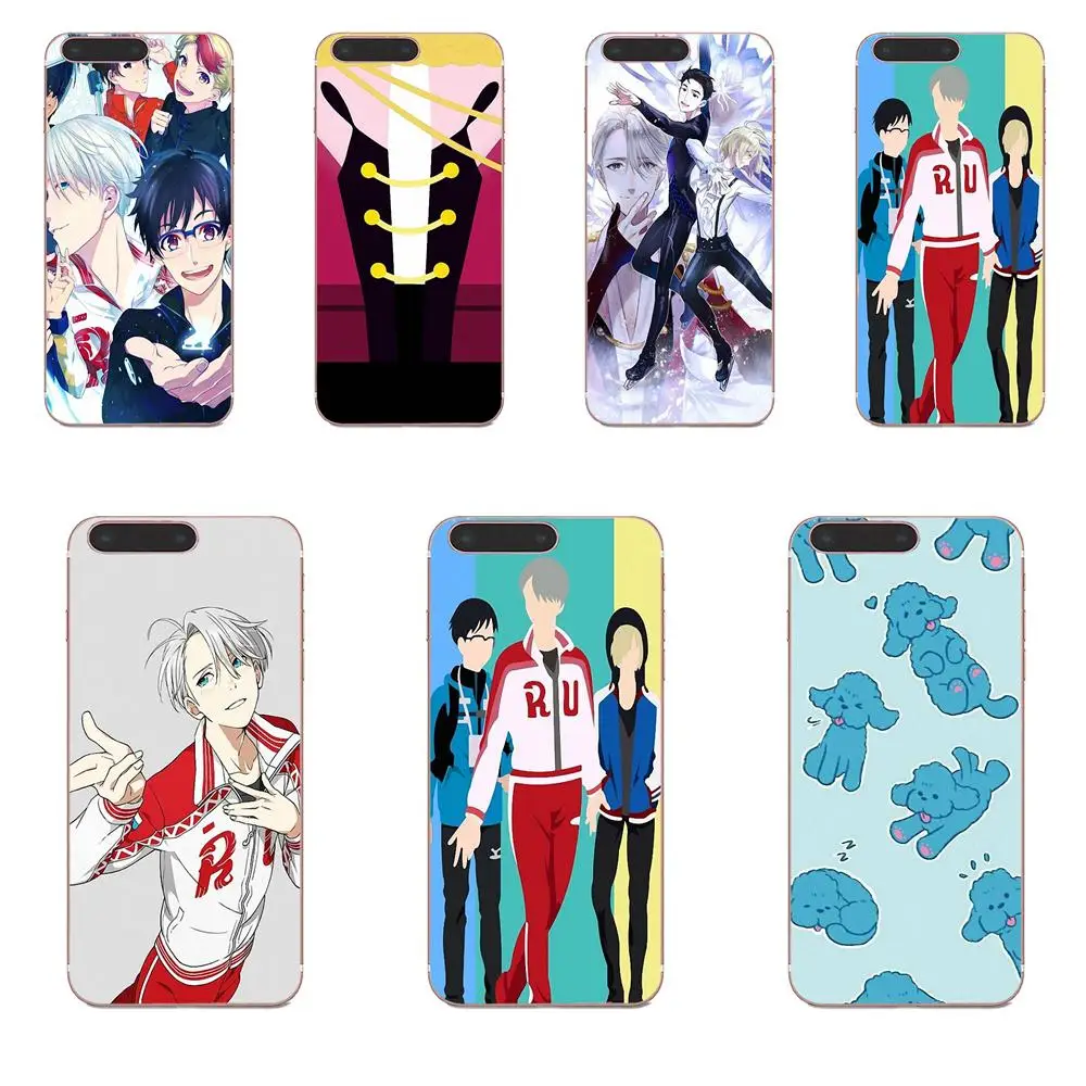 Японский Yuri On Ice Роскошный Гибридный чехол для телефона Galaxy A3 A5 A7 On5 On7 2015 2016 2017 Grand