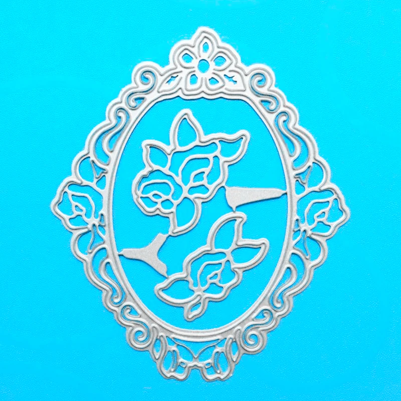 YINISE CARD Punch Flower Cover Metal Cutting Dies For Scrapbooking Stencils DIY Album Cards Decoration Embossing Die Cuts Tools