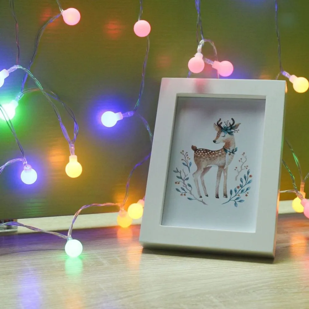 Waterproof LED Light String Christmas Bar Outdoor Decoration Ball Starry Small Lantern | Лампы и освещение