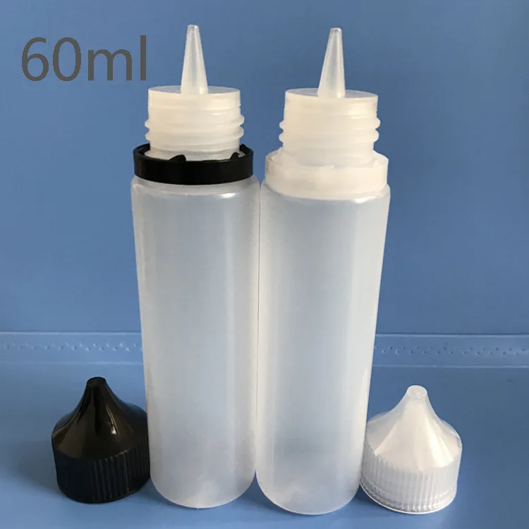 5 шт. X 60 мл LDPE капельницы бутылки пустые E сок жидкость сжимаемые Vape чернила