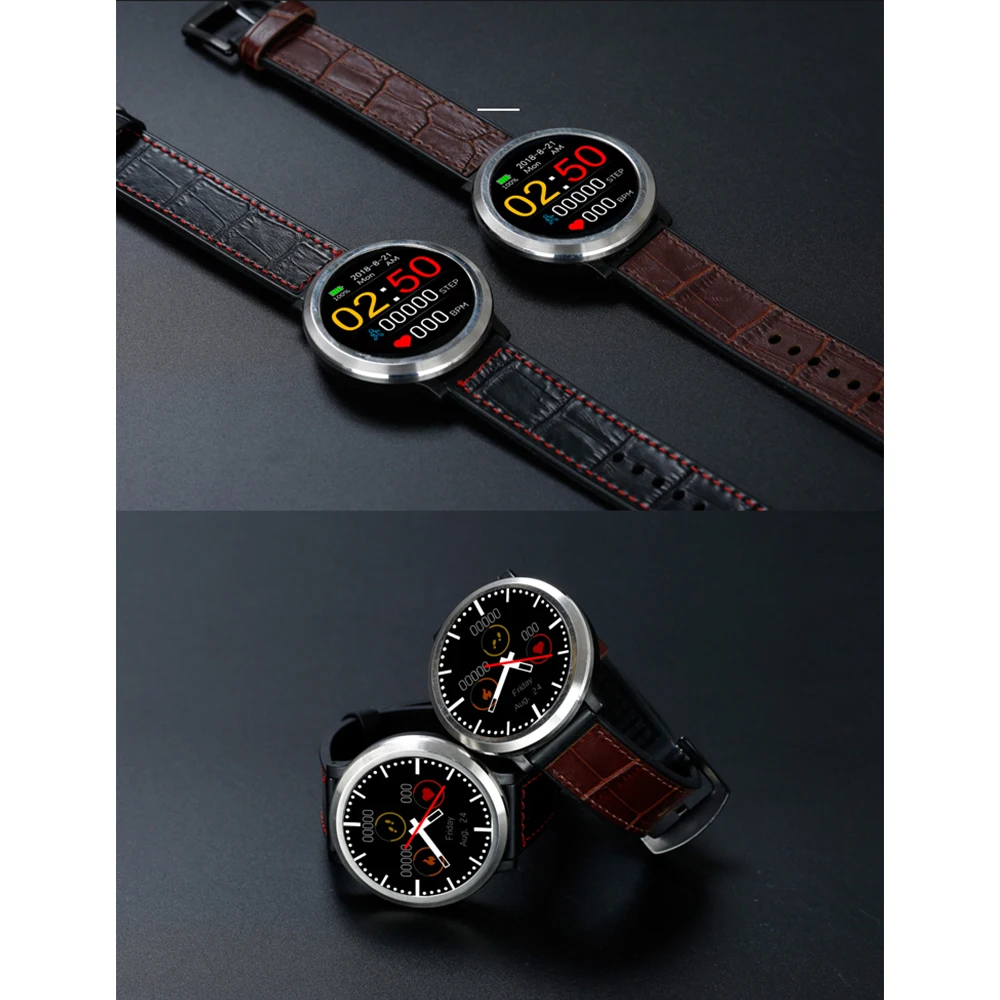 Смарт-часы Bluetooth Smartwatch сердечного ритма трекер кровяное давление фитнес-часы IP67