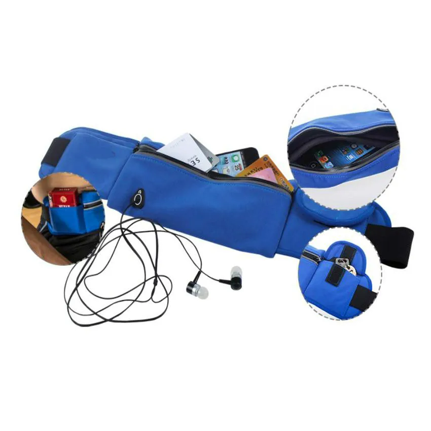 Новая спортивная поясная сумка водонепроницаемые сумки для бега Кошелек Чехол