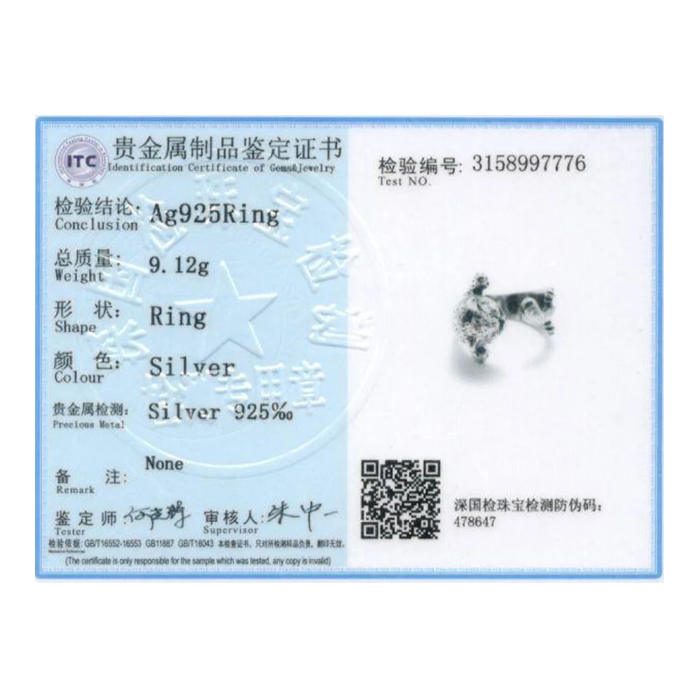 

Noble Fashion Women 925 Sterling Silver Rings Female Cat Head Shaped Rings Vintage Cute Style Jewelry Gifts