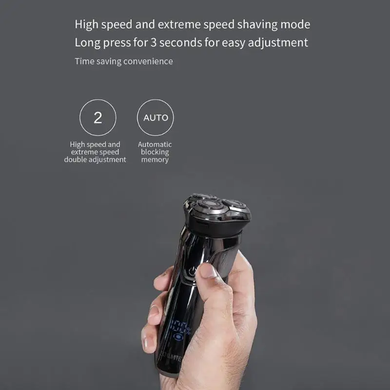Xiaomi Soocas SO WHITE ES3 электробритва 3D бритва с Плавающей головкой для мужчин перезаряжаемая бритва для бритья бороды