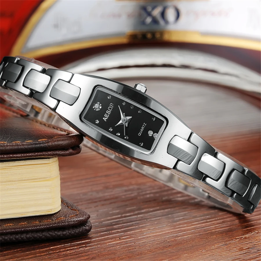 AESOP Women Watch Top Brand Luxury Waterproof Ladies Quartz Watch Stainless steel gold Watch Bracelet Women Watch