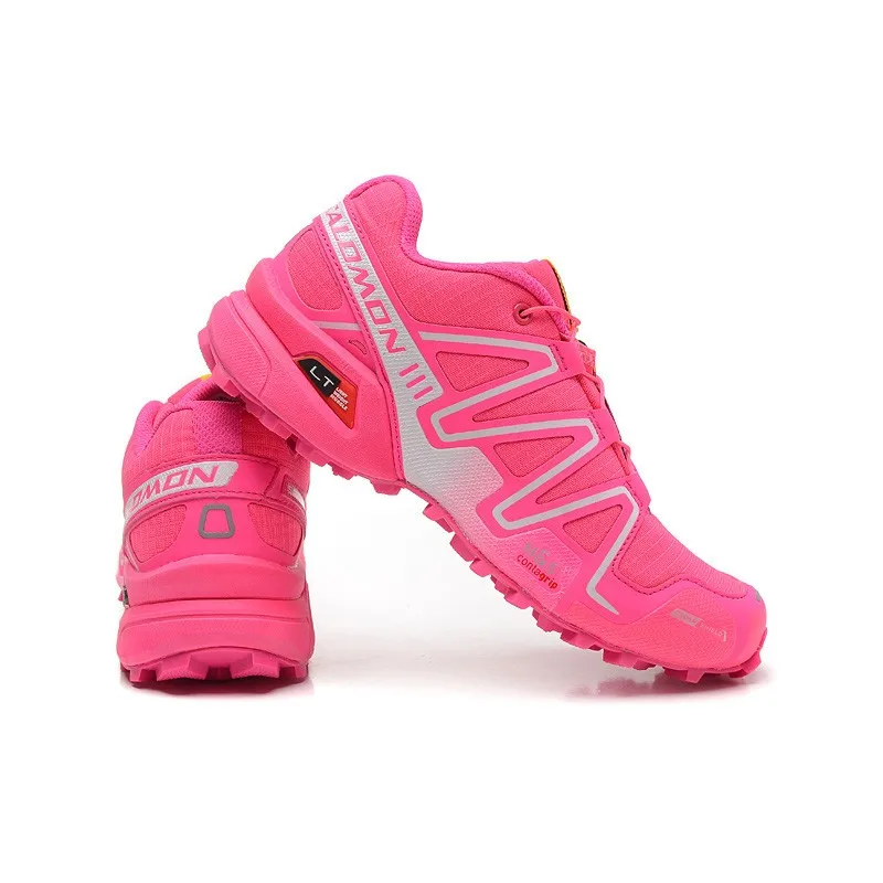Salomon speed Cross 3 CS Нескользящие кроссовки Удобная обувь для бега женские розовые eur 36