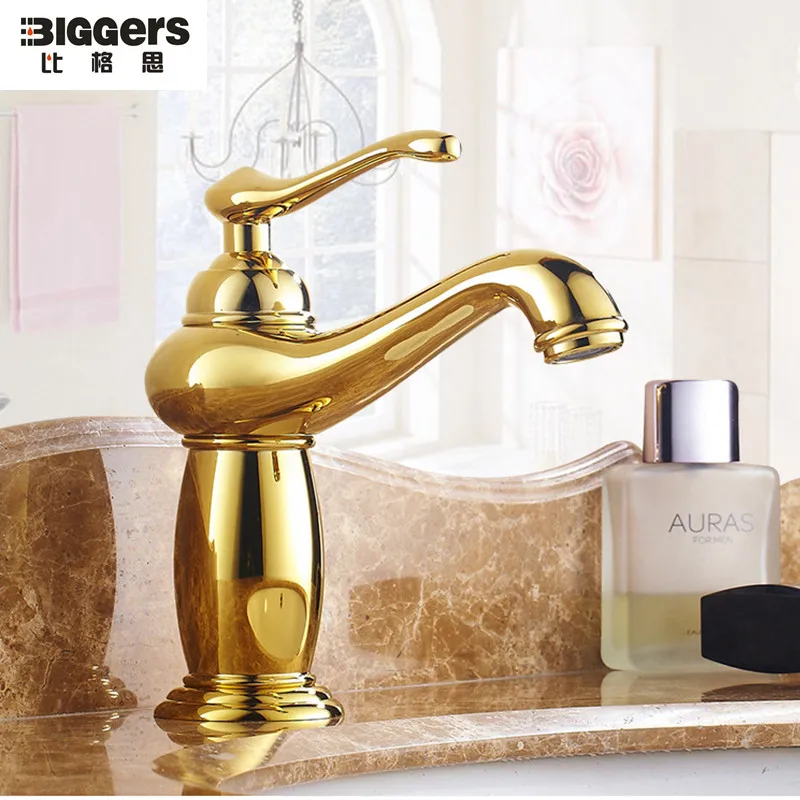 Бесплатная доставка роскошный смеситель из твердой меди для ванной комнаты