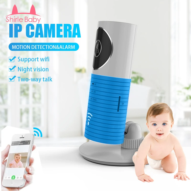 Baby Monitor Wireless Wifi Nightvision Intercom Camera Video Support For IOS Android Security With | Мать и ребенок