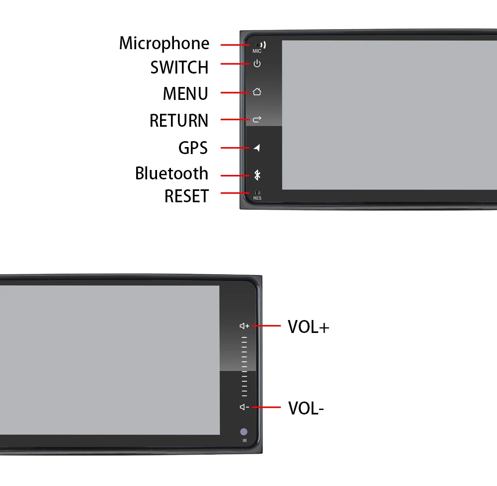 2din Android 8,1 универсальный автомобильный DVD для Toyota Corolla Camry Crown RAV4 автомобильный Радио gps навигация Bluetooth WiFi мультимедийный проигрыватель