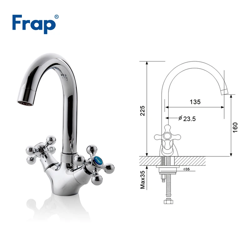 FRAP хромированный кран для ванной комнаты смеситель кухни раковины ванны горячей