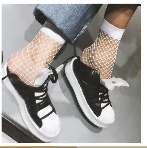 10pairs/lot punk style woman fishnet short socks Girls Fishnet Ankle High Socks Lady Mesh short socks free size