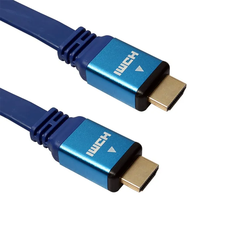 Тонкий Высокоскоростной HDMI кабель позолоченный Соединитель с Ethernet 1080 P цифровой 5