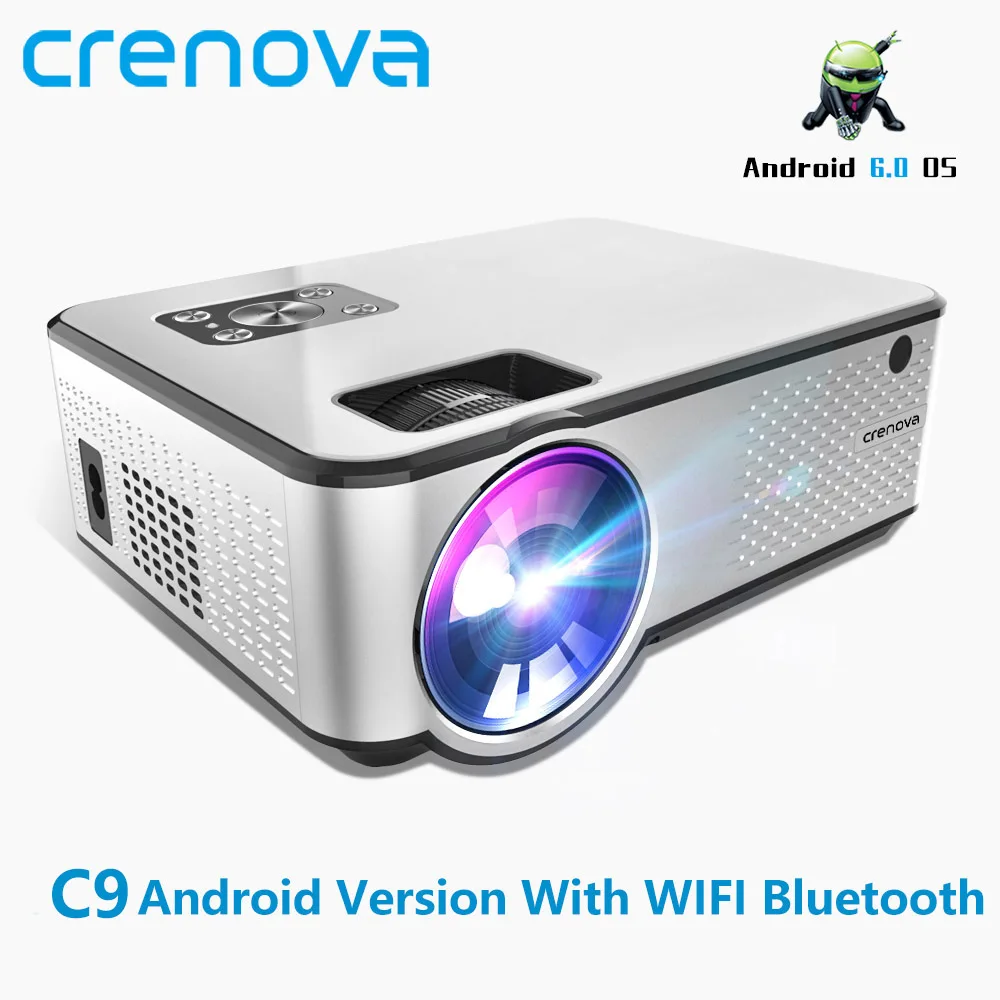 C9 Android Version CRENOVA красные синие 3D очки VR очки проектор аксессуары для домашнего кинотеатра для Full HD 1080 P для видеопроектора - Цвет: C9 Android Version
