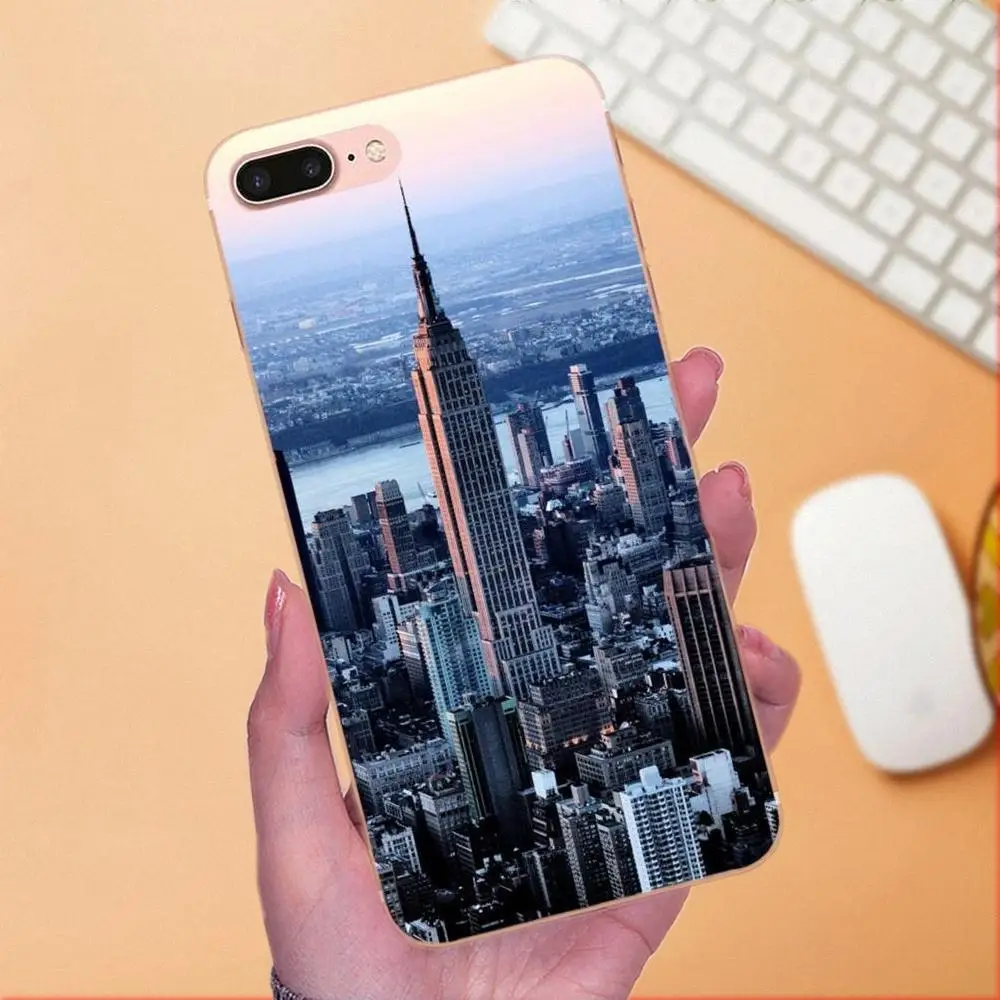 Nyc New York City Landscape для Xiaomi Redmi Note 2 3 3S 4 4A 4X 5 5A 6 6A Pro Plus мягкие Защитные чехлы телефонов |