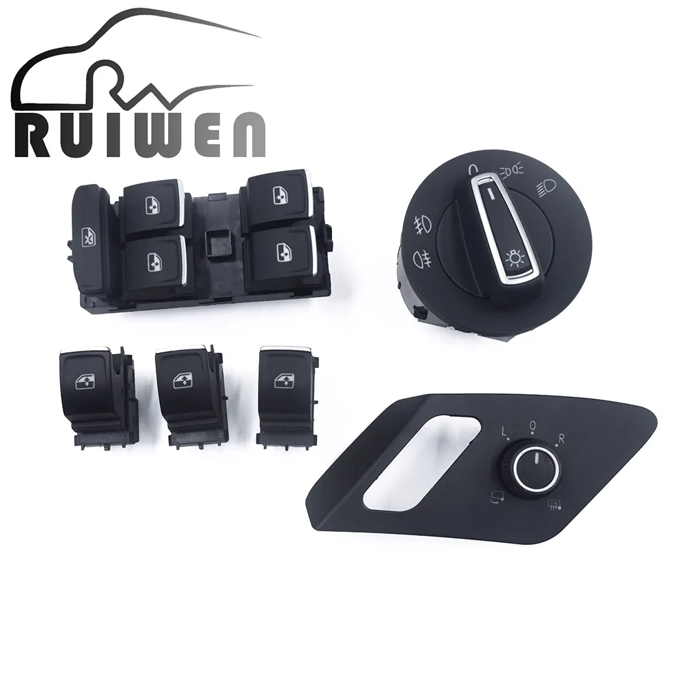Новинка переключатель зеркала на окно фара Кнопка 6/Набор для Фольксваген Гольф