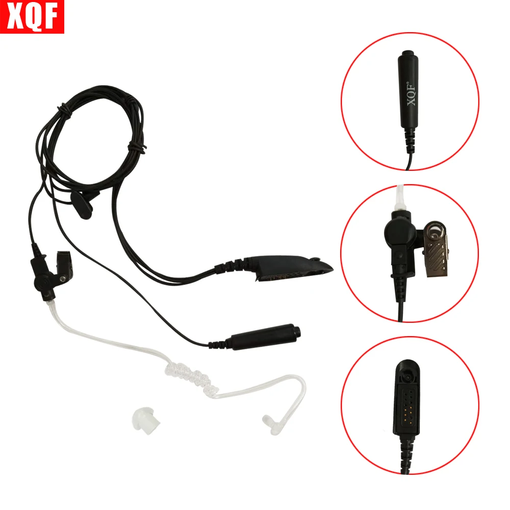 Fone de Ouvido Ptt para Motorola Tubo Acústico Gp328 Gp338 Gp340 Gp380 Rádio Walkie Talkie Xqf 10 Pçs ar